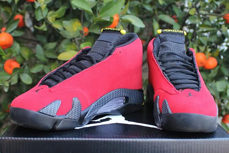Air Jordan 14 Red And Black Women 6