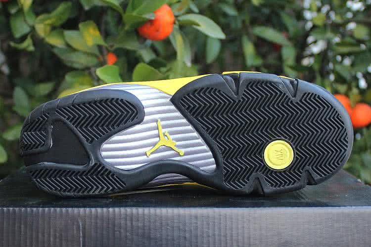 Air Jordan 14 Yellow And Grey Women 6
