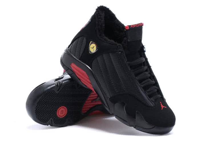 Air Jordan 14 Black And Red Women 3