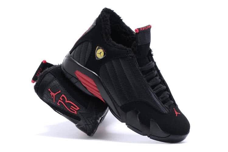 Air Jordan 14 Black And Red Women 5