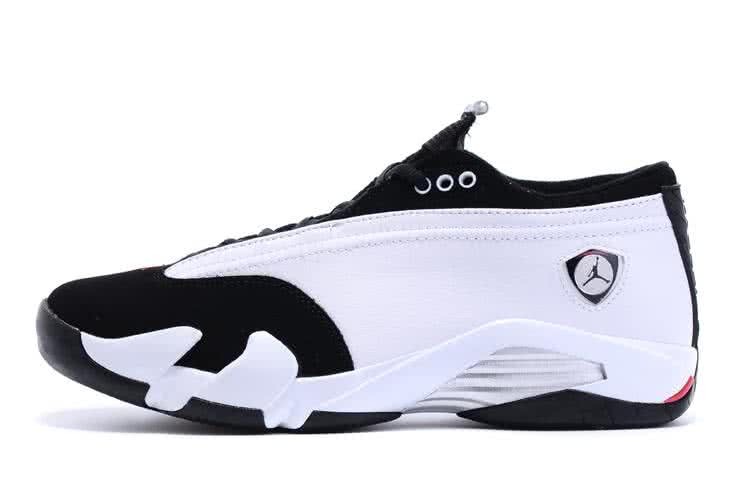Air Jordan 14 White And Black Men 2