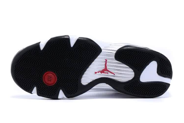 Air Jordan 14 White And Black Men 4
