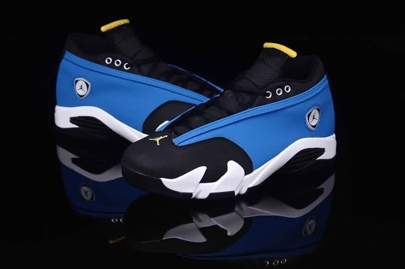 Air Jordan 14 Blue And Black Men 3