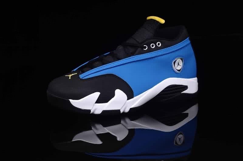 Air Jordan 14 Blue And Black Men 4