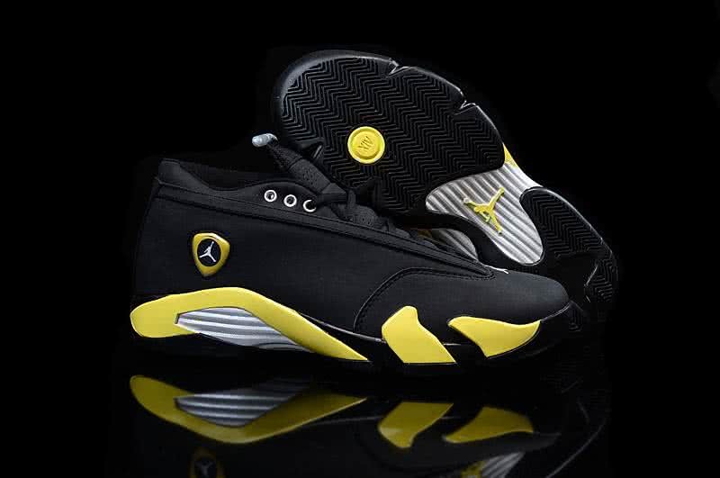 Air Jordan 14 Yellow And Black Men 1