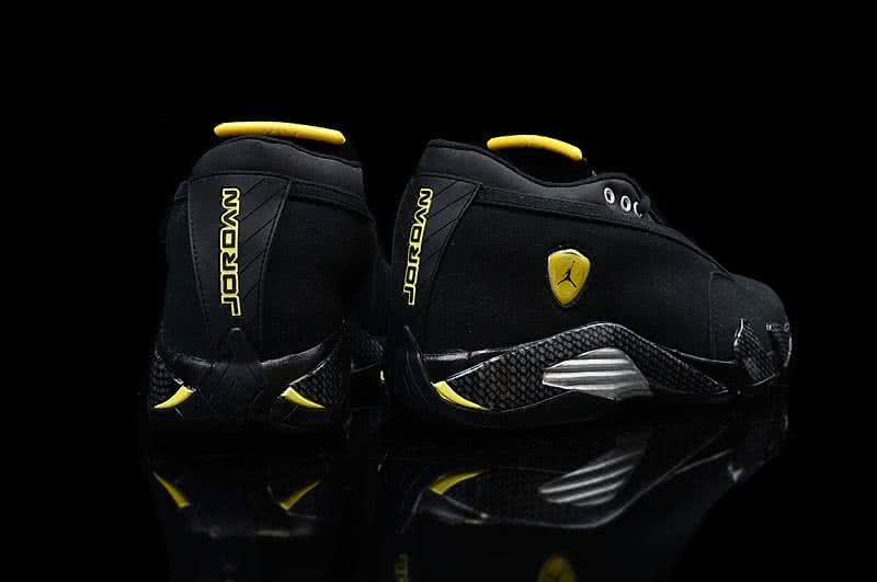 Air Jordan 14 Black And Yellow Men 6