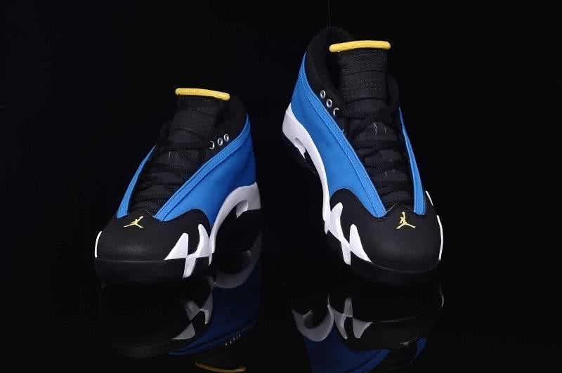 Air Jordan 14 Black And Blue Men 3