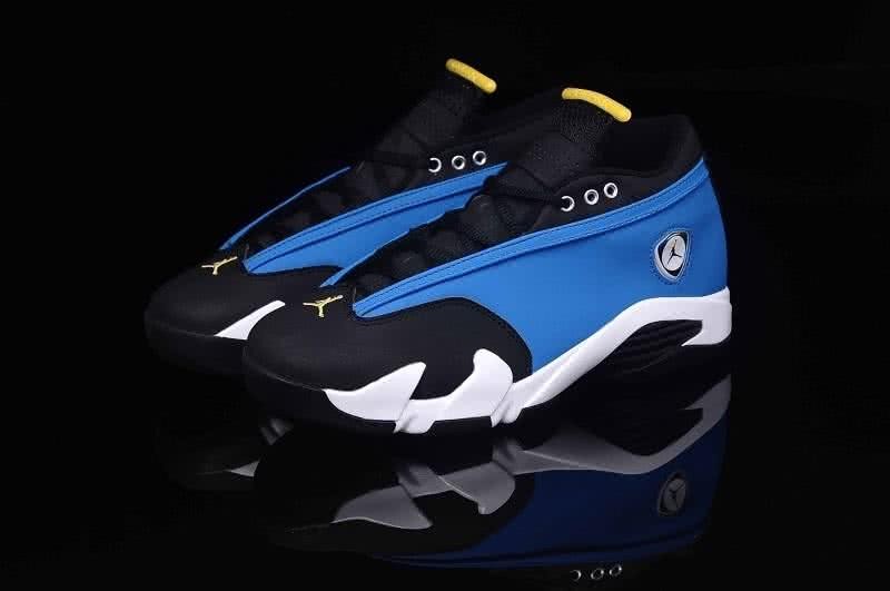 Air Jordan 14 Black And Blue Men 6