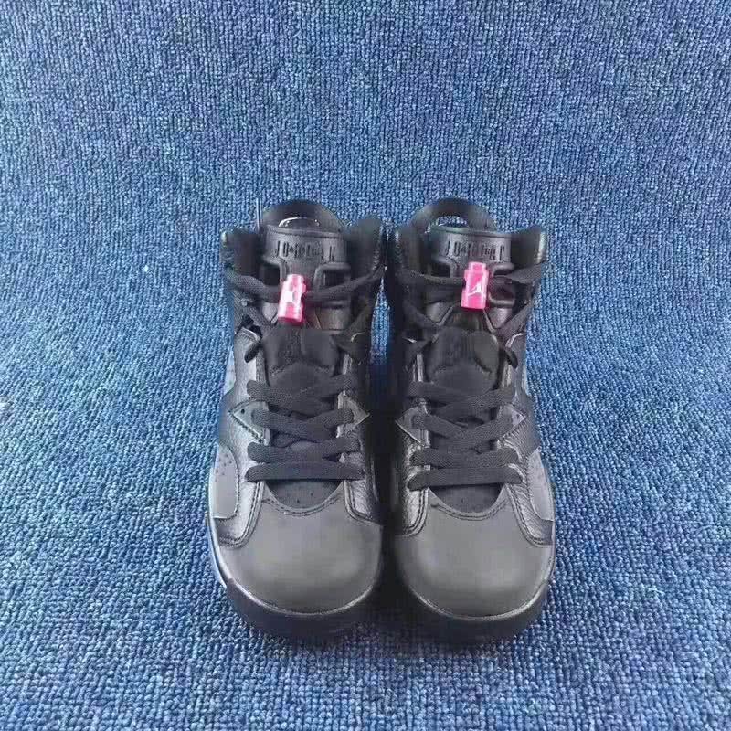 Air Jordan 6 Black And Pink Women 3