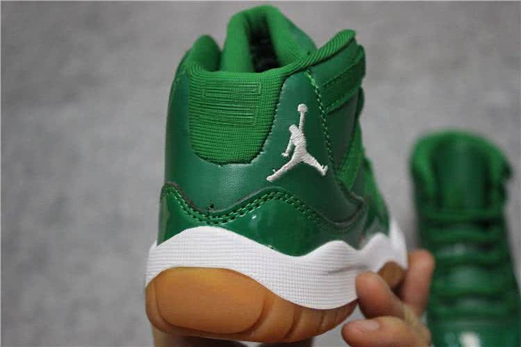 Air Jordan 11 Kids Green Upper 8