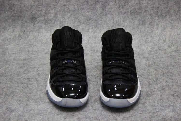 Air Jordan 11 Kids Black Upper White Sole 2