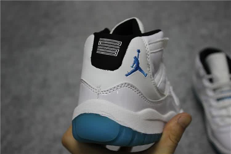 Air Jordan 11 Kids White Upper And Blue Sole 8