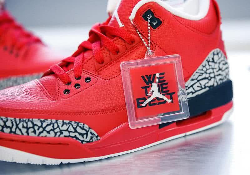 Air Jordan 3 Shoes Red Men 5