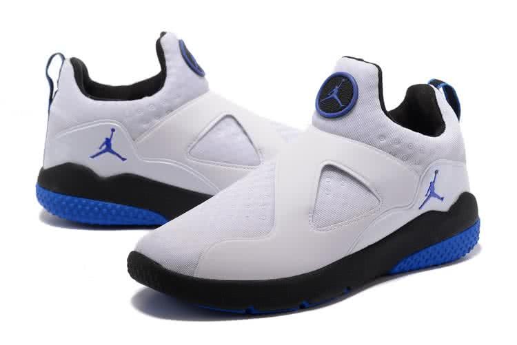 Air Jordan 8 Blue And White Men 4