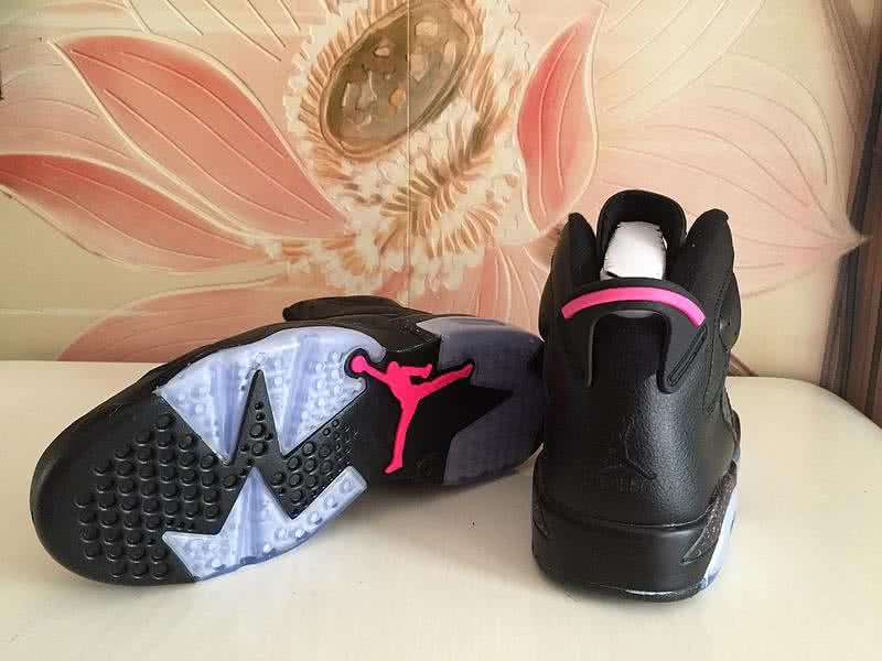 Air Jordan 6 Black And Pink Women/Men 5