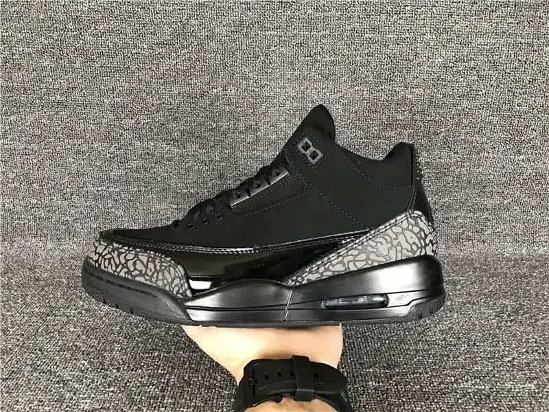 Air Jordan 3 Shoes Black And Grey Men 1