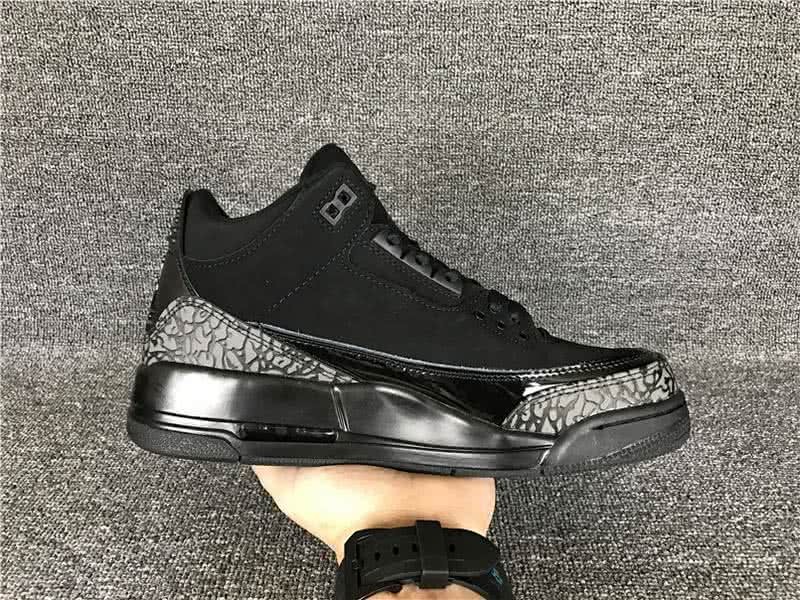Air Jordan 3 Shoes Black And Grey Men 3