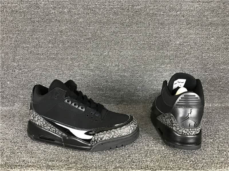 Air Jordan 3 Shoes Black And Grey Men 9