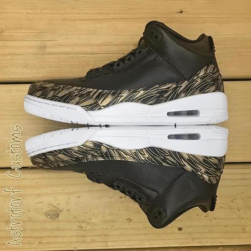 Air Jordan 3 Shoes Black Men 10