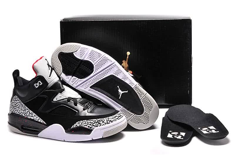 Air Jordan 3 Shoes Black And Grey Men 4