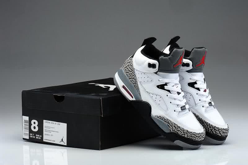 Air Jordan 3 Shoes White And Grey Men 2