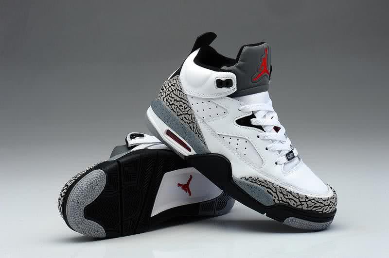Air Jordan 3 Shoes White And Grey Men 4