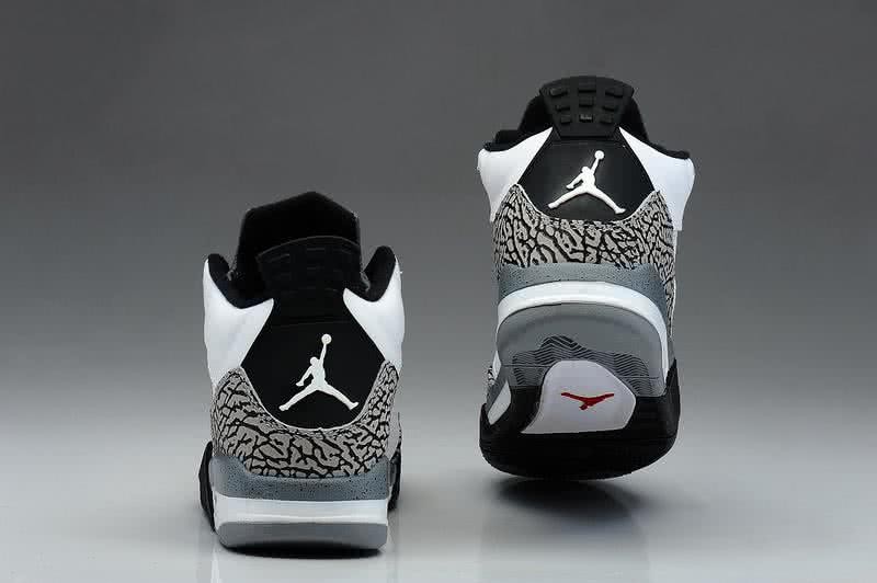 Air Jordan 3 Shoes White And Grey Men 6