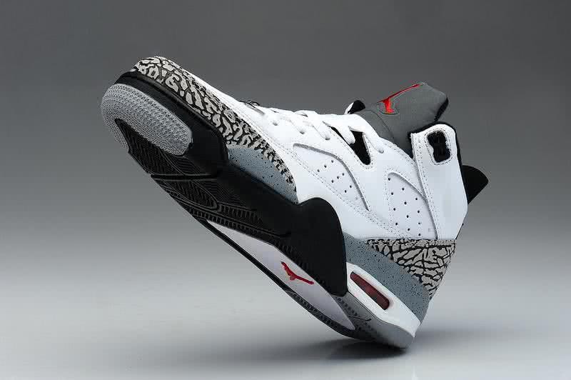 Air Jordan 3 Shoes White And Grey Men 7