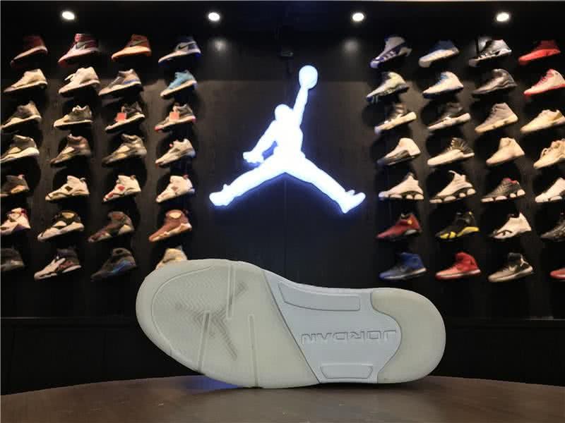 Air Jordan 5 Premium Pure Platinum White Men 4
