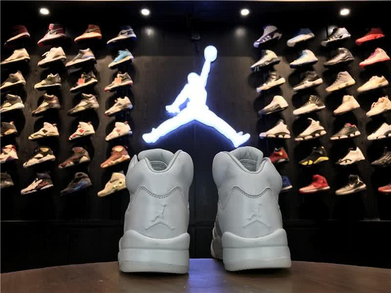 Air Jordan 5 Premium Pure Platinum White Men 6