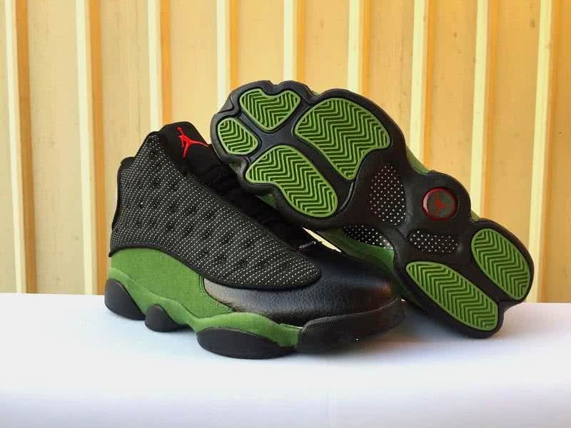 Air Jordan 13 Black And Green Men 1