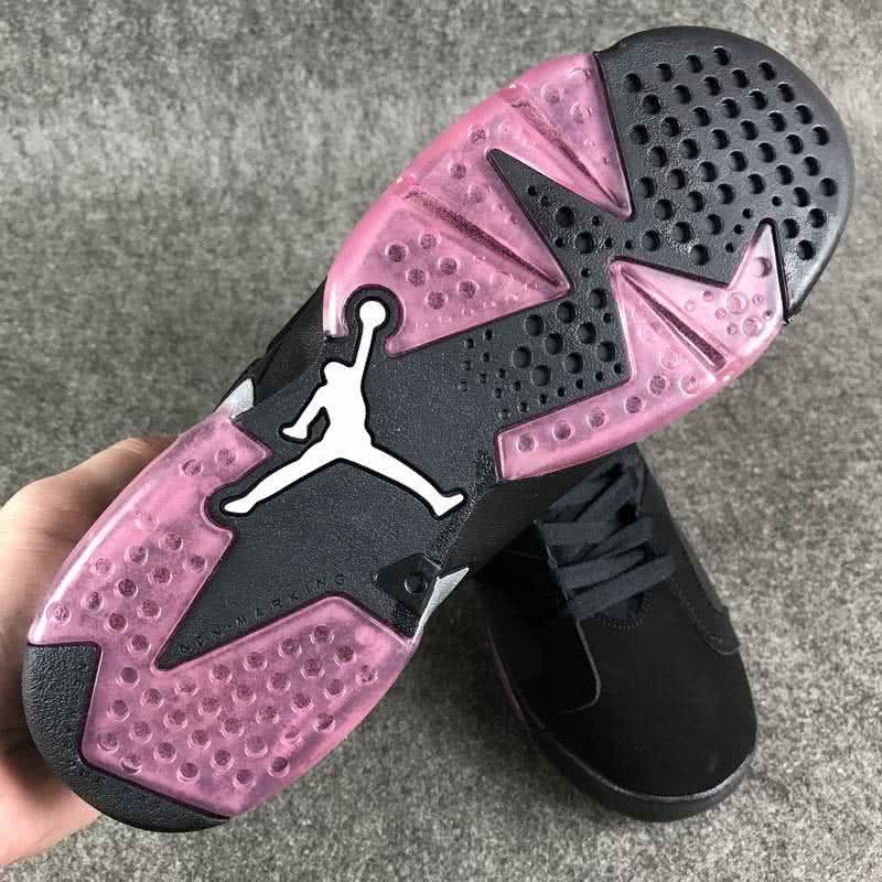 Air Jordan 6 Low GG Sun Blush Black And Pink Women/Men 5