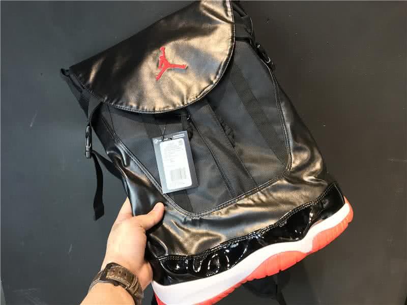Air Jordan 11 Backpack Black And Silver 3