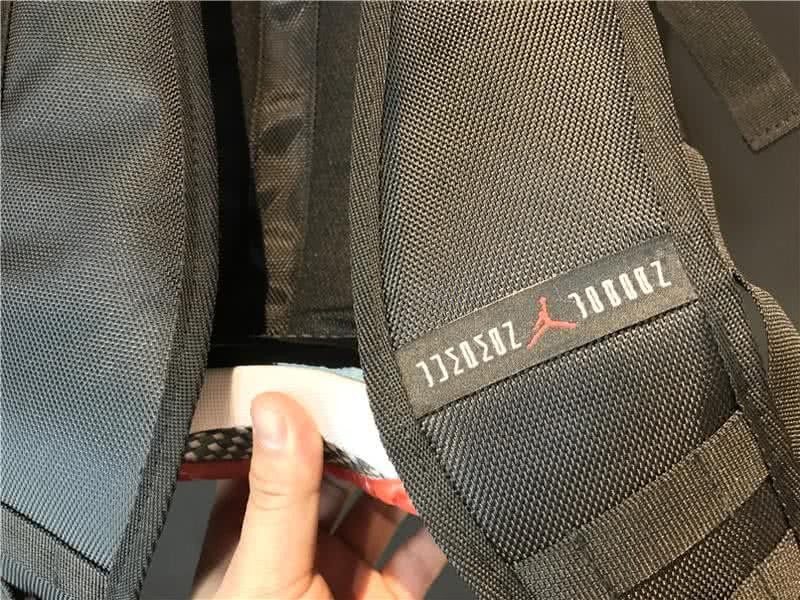 Air Jordan 11 Backpack Black And Silver 4