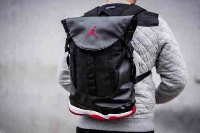 Air Jordan 11 Backpack Black And Red 2