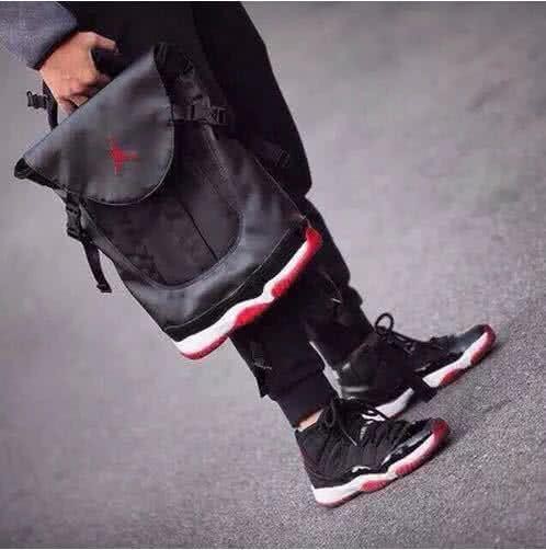 Air Jordan 11 Backpack Black And Red 3