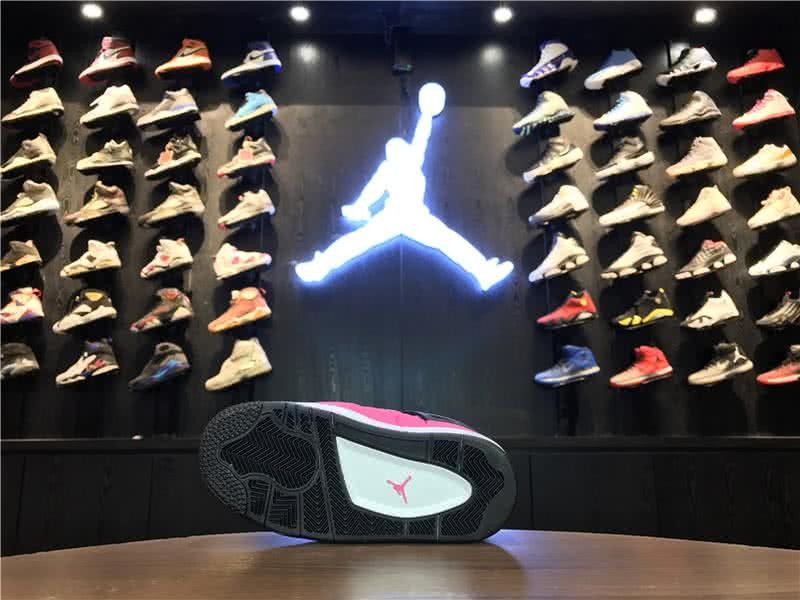 Air Jordan 4 Pink And Black Children 5