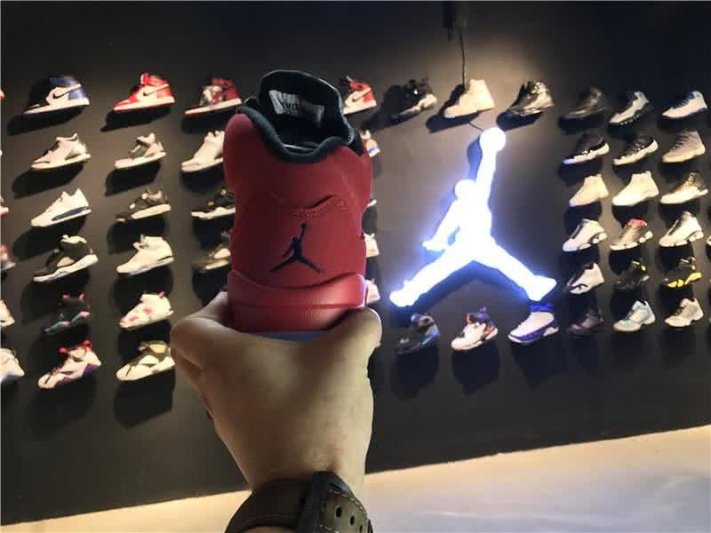 Air Jordan 5 Red Suede Red Men 2
