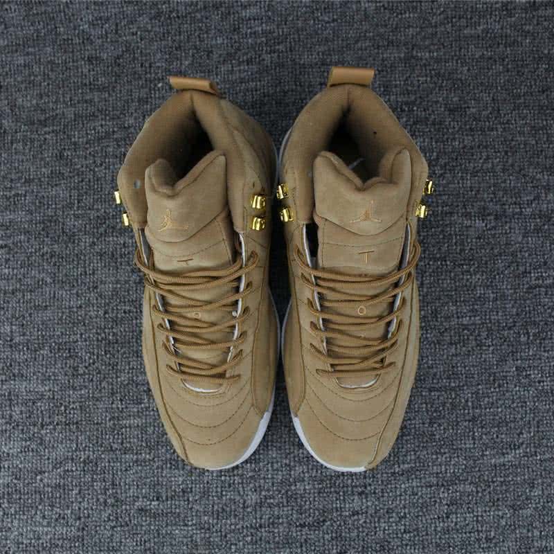 Air Jordan 12 Wheat Yellow And White Sole Suede Men And Women 2