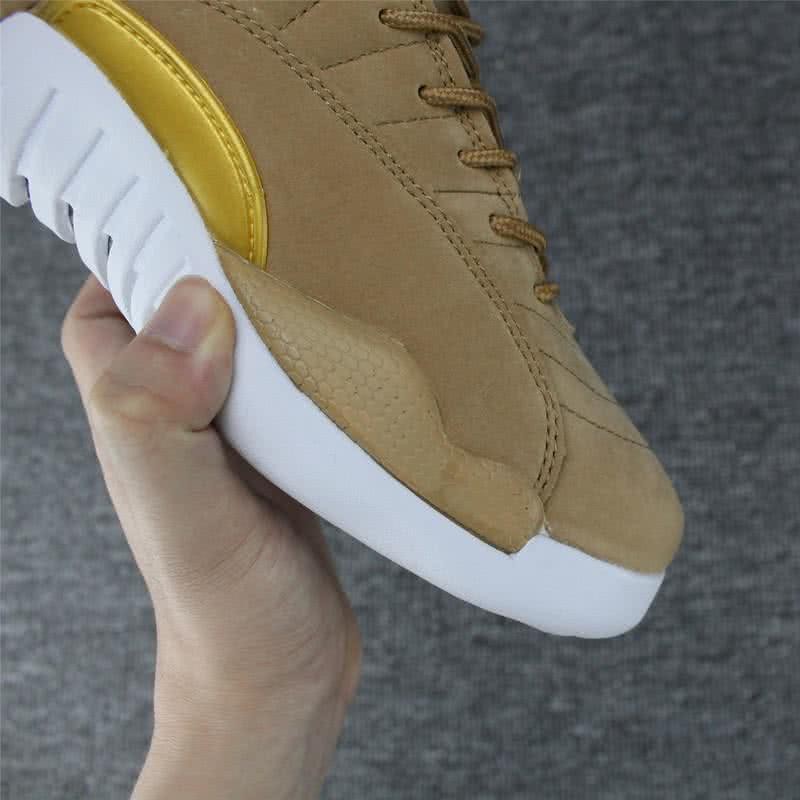Air Jordan 12 Wheat Yellow And White Sole Suede Men And Women 7