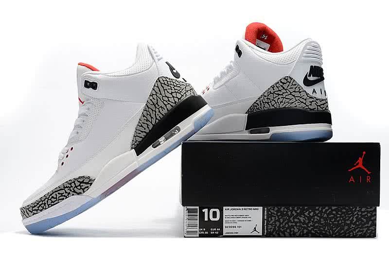Air Jordan 3 Shoes White Men 4