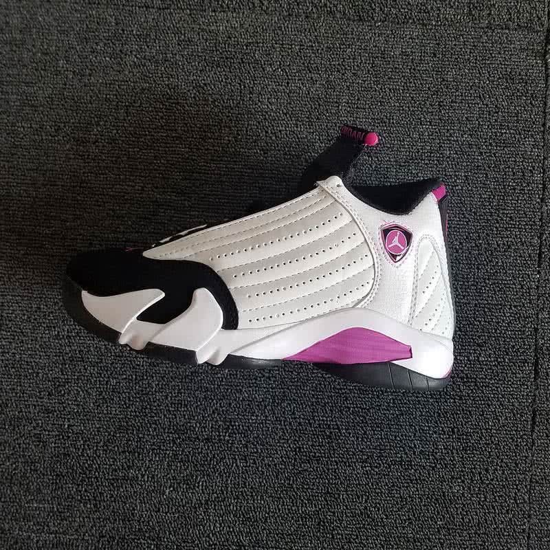 Air Jordan 14 White And Pink Men 1