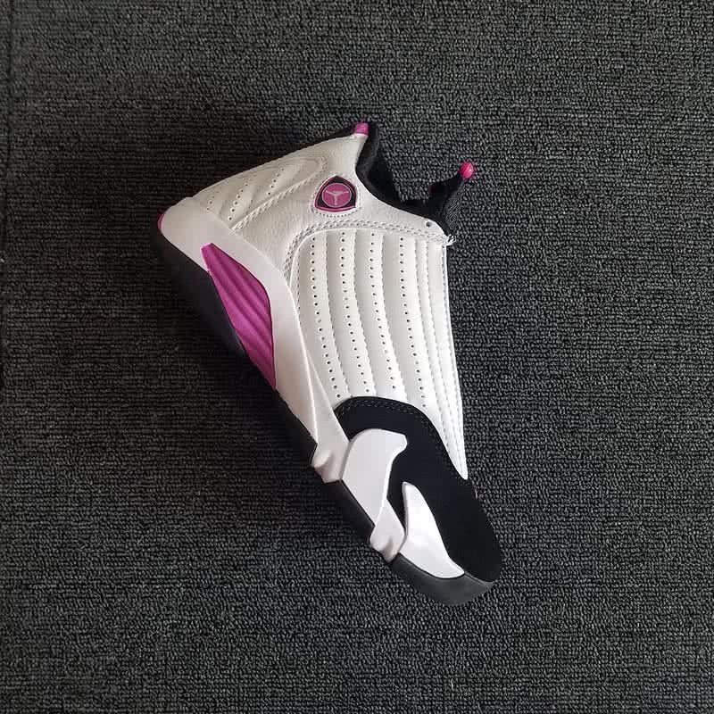 Air Jordan 14 White And Pink Men 6