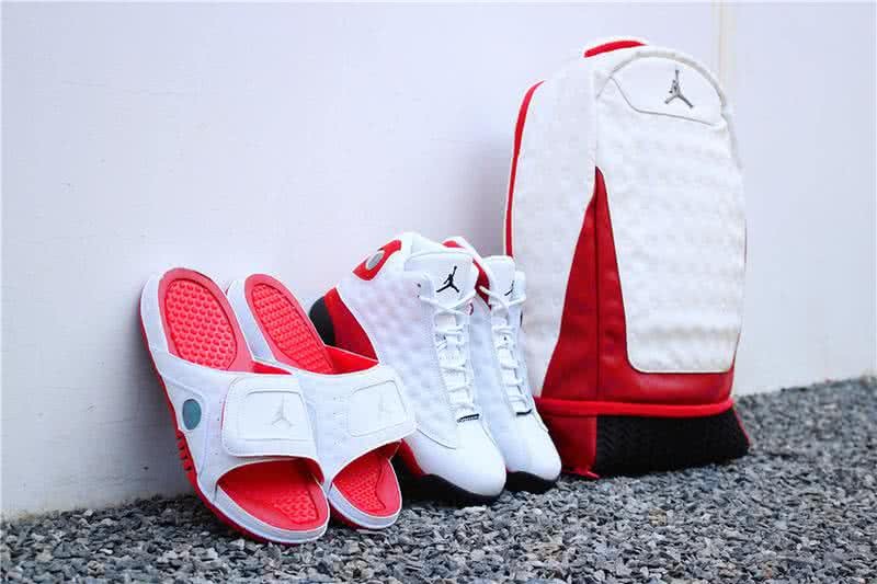 Air Jordan 13 Backpack White And Red 2