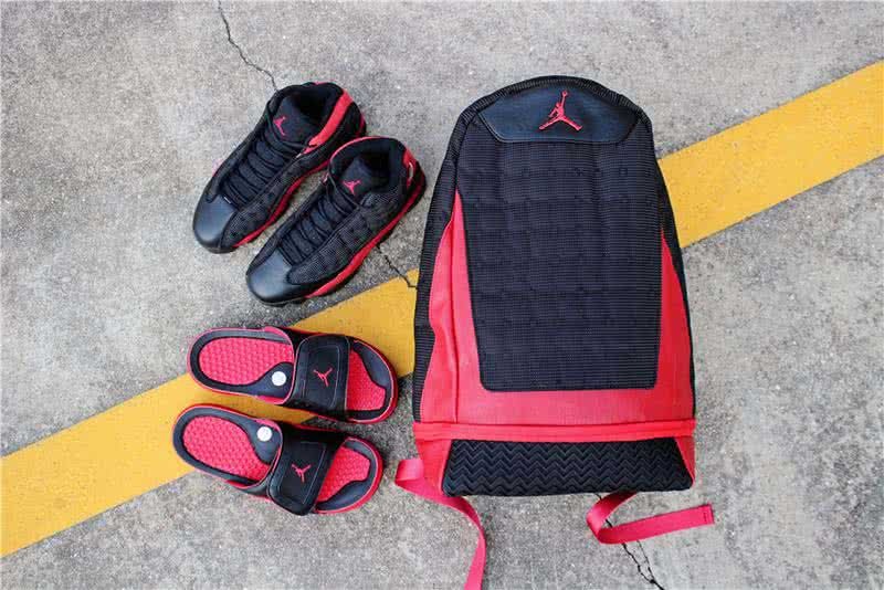 Air Jordan 13 Backpack Black And Red 1