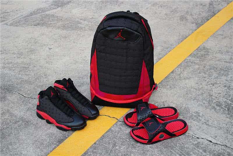 Air Jordan 13 Backpack Black And Red 2