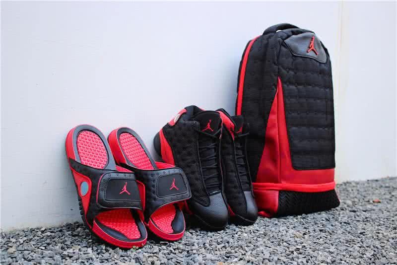 Air Jordan 13 Backpack Black And Red 3