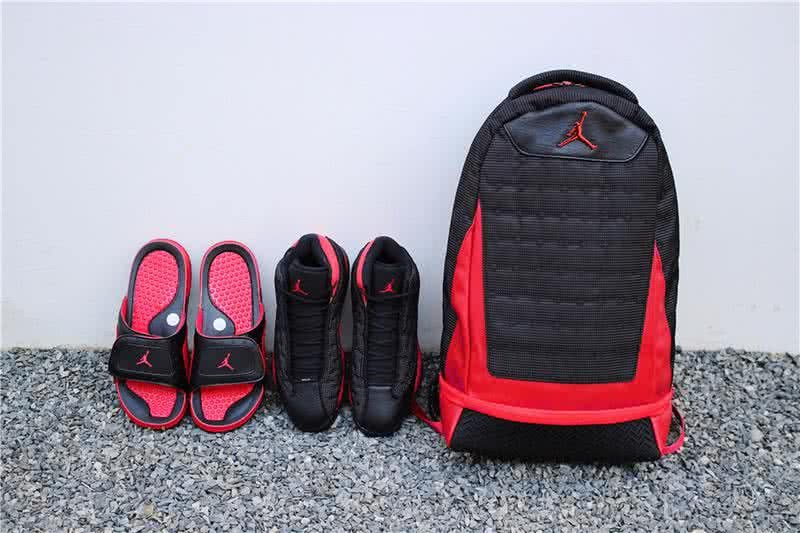 Air Jordan 13 Backpack Black And Red 4
