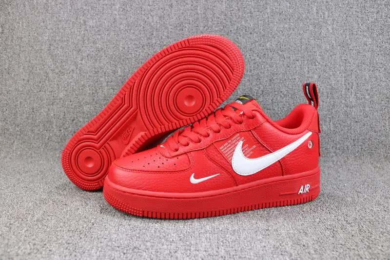 Nike Air Force 1 Low AF1 Shoes Red Men/Women 1