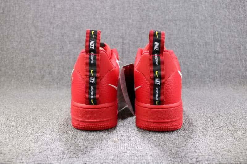 Nike Air Force 1 Low AF1 Shoes Red Men/Women 3